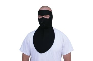Image of Zan Headgear Neoprene Face Mask Neoprene Neck Shield Black WNFM114N
