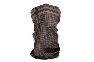 Image of Zanheadgear Motley Tube, Polyester, Houndstooth, Coyote Tan T235T