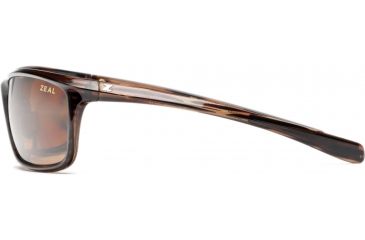 Image of Zeal Optics Backyard Sunglasses, Wood Grain Frame and Polarized Dark Grey Lens 10062