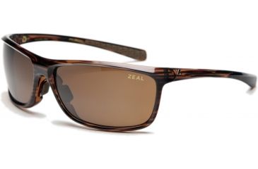 Image of Zeal Optics Backyard Sunglasses, Wood Grain Frame and Polarized Dark Grey Lens 10062