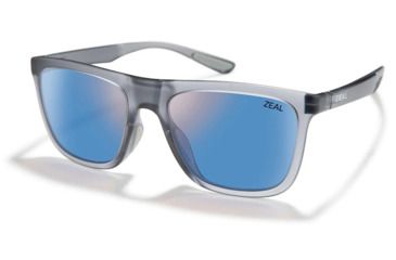Image of Zeal Optics Boone - Polarized, Color - Matte Smoke, Lens Color - Horizon Blue, 11657