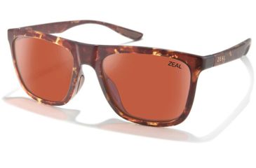 Image of Zeal Optics Boone - Polarized, Color - Matte Tortoise, Lens Color - Rose, 11674