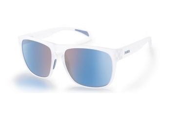 Image of Zeal Optics Capitol Sunglasses, Matte Crystal Frame, Ellume Horizon Blue Lens, Polarized, 11318