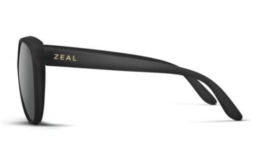 Image of Zeal Optics Dakota Sunglasses, Matte Black Frame, Polarized Dark Grey Lens, Polarized, 10888