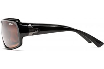 Image of Zeal Optics Epic Sunglasses, Black Gloss Frame and Polarized Copper Lens 10068