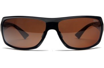Image of Zeal Optics Epic Sunglasses, Black Gloss Frame and Polarized Copper Lens 10068