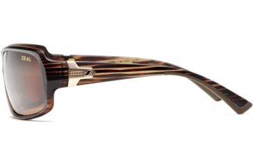 Image of Zeal Optics Epic Sunglasses, Matte Wood Grain Frame and Polarized Copper Lens 10070