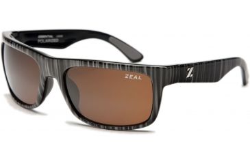 Image of Zeal Optics Essential Sunglasses, Black Wood Frame, Copper Lens, 10006