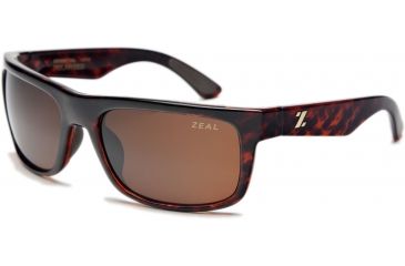 Image of Zeal Optics Essential Sunglasses, Demi Tortoise Frame, Copper Lens, 10005