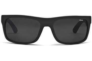 Image of Zeal Optics Essential Sunglasses, Matte Black Frame, Dark Grey Lens, 10394