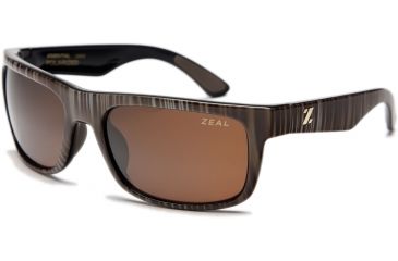 Image of Zeal Optics Essential Sunglasses, Wood Grain Frame, Copper Lens, 10003