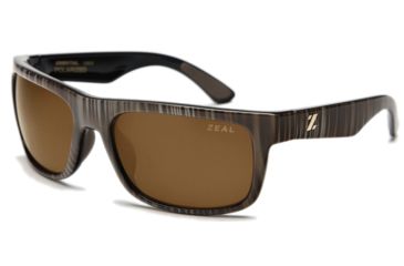 Image of Zeal Optics Essential Sunglasses, Wood Grain Frame, Copper Polarized Lens, zop0037-Wood Grain-Copper Polarized