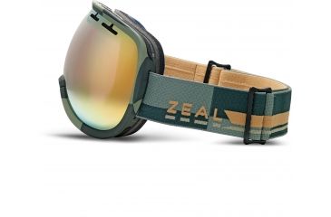 Image of Zeal Optics Level Ski Goggles, Supply Olive Frame and Alchemy Mirror Optimum Lens 10268