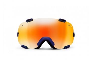 Image of Zeal Optics Voyager Goggles,Moonstone Frame,Phoenix Polarzied + Sky Blue Mirror Lens 10792