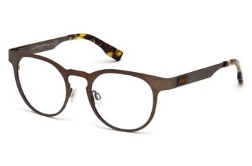 Image of Zegna Couture ZC5003 Eyeglass Frames - Bronze Frame Color