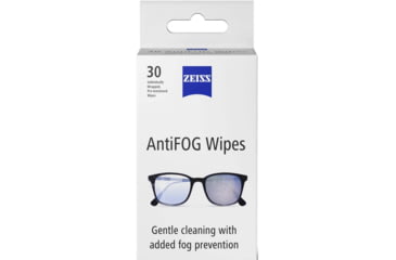 Image of Zeiss Anti-Fog Lens Wipes - 30 ct. Box, Small, NSN 9005.9, 000000-2451-375