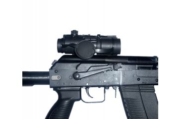 Image of Zenit PK-01 V Red Dot Rifle Weapon Scope w/ Weaver and AK Side Mount, Black, GSPK01V