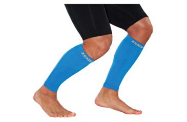 Image of Zensah Compression Leg Sleeve Blu-s/m 6055 RYB-S/M