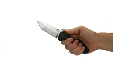 Image of Zero Tolerance Emerson Folding Knife,3.6in M390 Steel Blade,Black Carbon Fiber Handle 0620CF