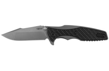 Image of Zero Tolerance Hinderer KVT Glow CF/20CV Folding Knife, Black, 0393GLCF
