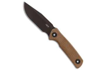 Image of Zero Tolerance Zero Tolerance 0004 Fixed Blade Knife Canvas Micarta 4.2" Dark Bronze Cru-Wear, Tan, CPM CRU-WEAR, adult, BHQ-208348