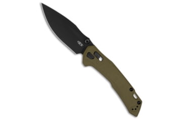 Image of Zero Tolerance Zero Tolerance 0203 DuraLock Knife Olive G-10 4" Black PVD ZT 0203*DISCOUNTED*, Green, CPM M4, adult, BHQ-224971