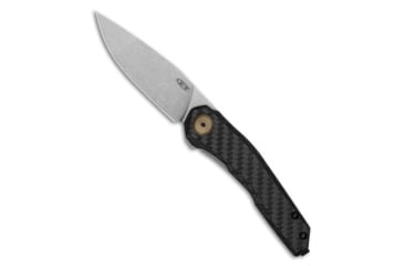 Image of Zero Tolerance Zero Tolerance 0545 MagnaCut Knife Titanium/Carbon Fiber 3.25" Stonewash ZT, Black/Gray, CPM MagnaCut, adult, BHQ-192071