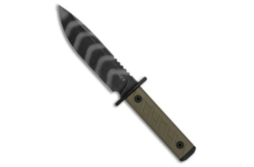 Image of Zero Tolerance Zero Tolerance 6 Fixed Blade Knife OD Green G-10 6" Tiger Stripe Camo 3V, OD Green, CPM 3V, adult, BHQ-209231