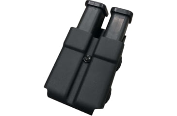 Image of Zero9 Double Mag Case Holster, Glock 9mm/.40ACP, Tek-Lok, Plain Black, Z9-4005-BLK-TEK