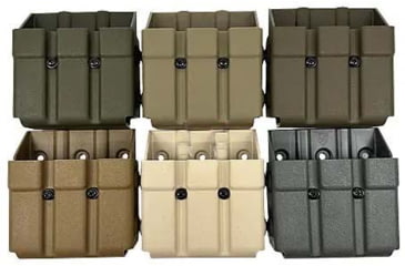 Image of Zero9 Triple Mag Case Holster, Other .45 ACP, Molle Loks, Coyote, Z9-4024-COY-MLK