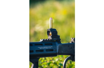 Image of ZeroTech Optics Trace H.A.L.O 1x28mm Reflex Red Dot Sight, 3 MOA Dot Reticle, Green, Enclosed, Black, TRAE28G