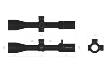 Image of ZeroTech Optics Vengeance 6-24x50mm, 30mm Tube Rifle Scope, First Focal Plane, RMG MOA Reticle, Black, VG6245FM