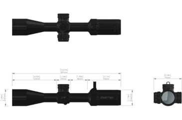 Image of ZeroTech Optics Vengeance 3-12x40mm 1 inch Tube Rifle Scope, Second Focal Plane