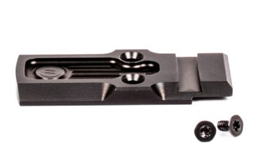 Image of ZEV Technologies Delta Point Pro Adapter Plate With Dovetail, for slides, Black, Small ADAP-DPP-SS-ZEV-SM