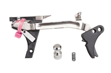 Image of Zev Technologies Duty Drop In Trigger Kit Black Trigger Pad With Black Safety For .45GAP Glock