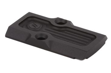 Image of ZEV Technologies RMR Adapter Plate, Stainless Steel, for slides, Black, Small ADAP-RMR-SS-45-BLNK-SM