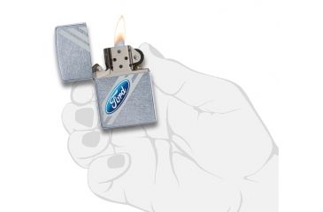 Image of Zippo Angled Ford Logo Pocket Lighter, 29577
