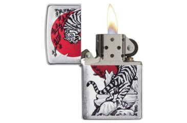 Image of Zippo Asian Tiger Design Pocket Lighter 29889