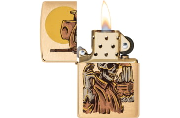 Image of Zippo Cowboy Skull Design Lighter