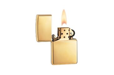 Image of Zippo Classic Style Lighter, High Polish Brass 254B