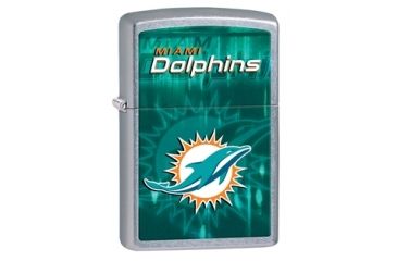Image of Zippo NFL Miami Dolphins, Chrome, Small 28595