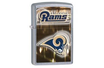 Image of Zippo NFL Rams, Chrome, Small 28606