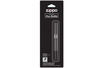 Image of Zippo Black Rollerball Refill, Black, 2 Pack 41127