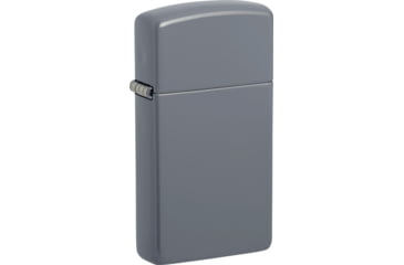 Image of Zippo Slim Lighter Gray No Logo