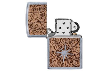 Image of Zippo WOODCHUCK USA Compass Pocket Lighter, 49055