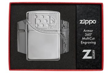 Image of Zippo Zipper Design Pocket Lighter w/ Box 29674
