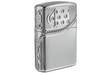 Image of Zippo Zipper Design Pocket Lighter w/ Box 29674
