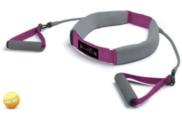 Image of Zon Weighted Walking Belt with Resistance Tubes, Pink 063481