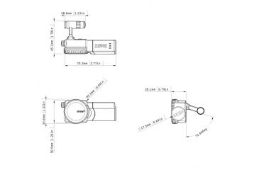 Image of Zore X Core 9x19 Caliber-Specific Electro-Mechanical Lock, Black, 2.77 In, ZORE X Core