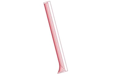 Image of ZRODelta Modulus Front Strap Smooth, 7104-0002-4121